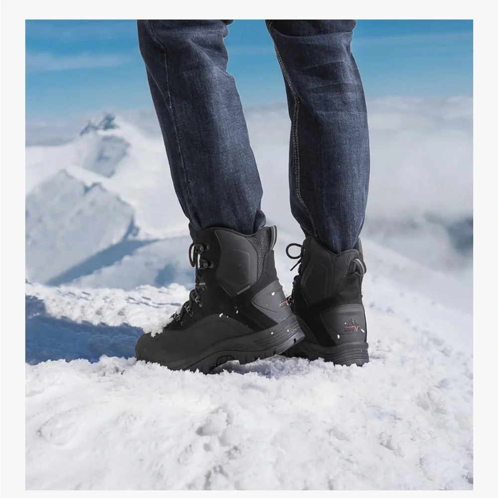 NORTIV8 Men's Insulated Waterproof Construction Rubber Sole Snow Ski Sz 14 NWOB